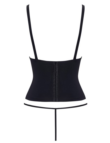 Ensemble corset seins nus noir - Cottelli PARTY 